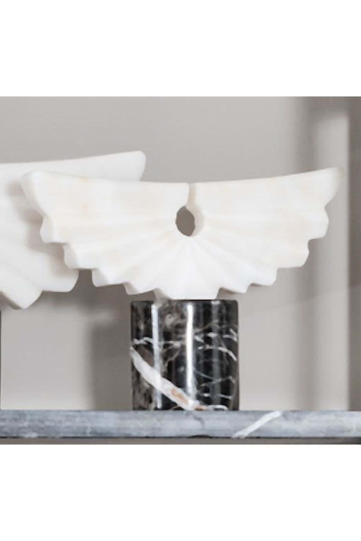 Dekoratif Mermer Melek Figur Obje resmi