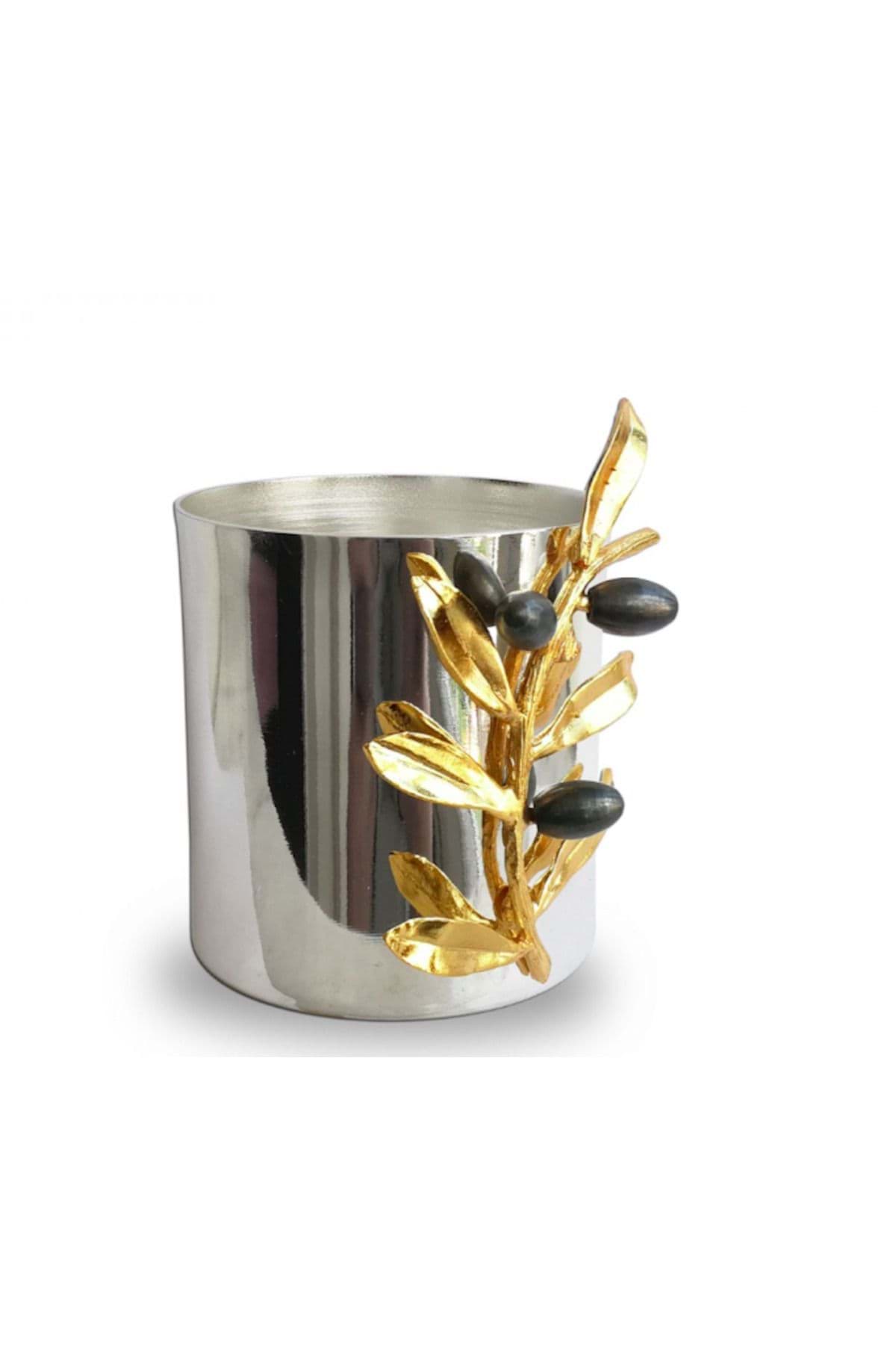 Dekoratif Zeytin Dali Kutu Baharatlik resmi