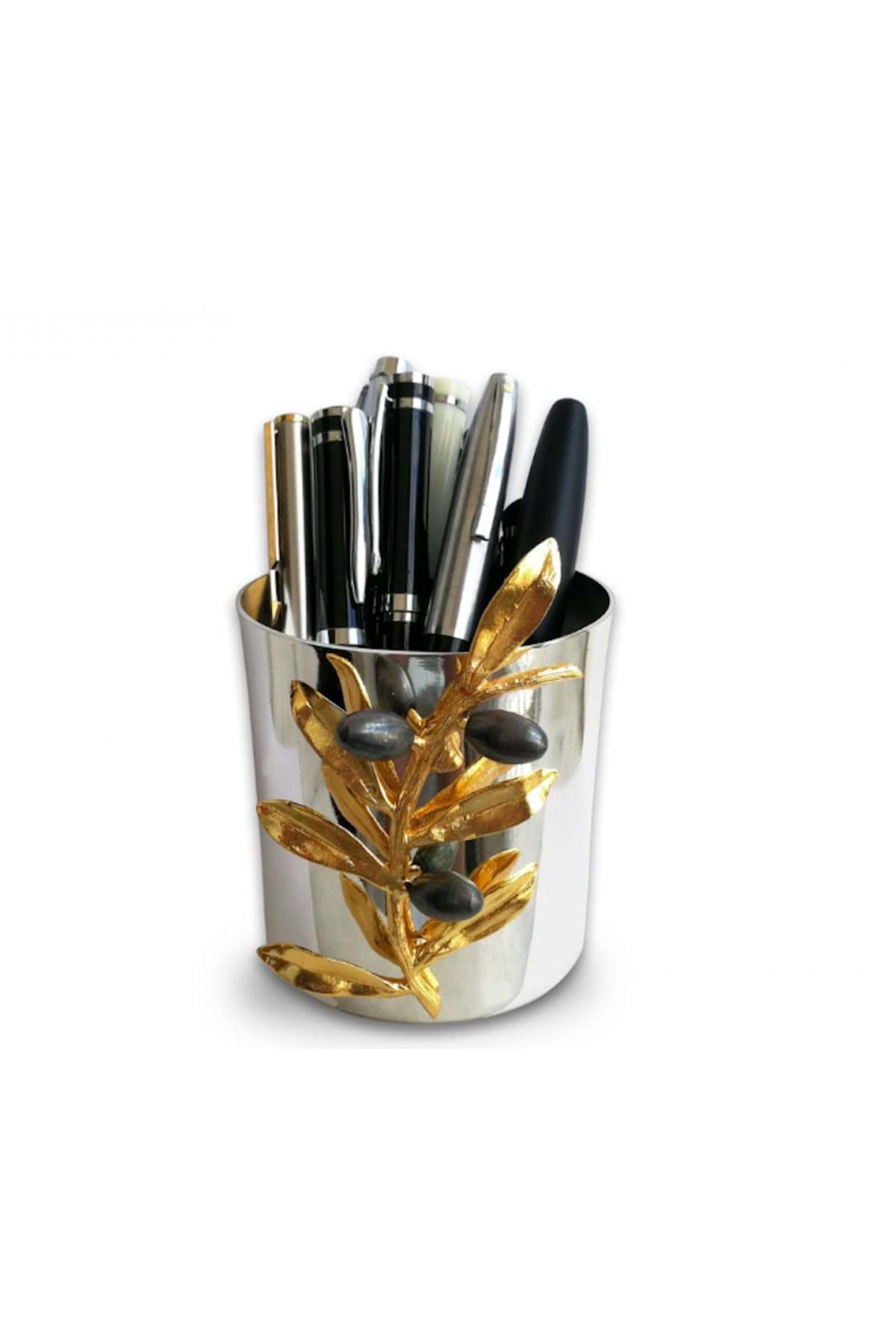 Dekoratif Zeytin Dali Kutu Baharatlik resmi